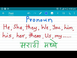 Pronoun In Marathi Must Watch Subjet Object Possessive Indefinite Reflexive Relative Youtube