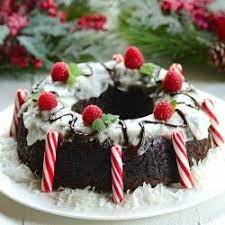 Christmas bundt cake stock photo image of christmas. White Christmas Cake An Easy And Fun To Make Showstopper Cake To Celebrate The Season Chocolate Prune Christmas Baking Holiday Baking