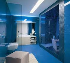 Blue bathrooms may not be quite as prolific as their cousin pink — but there were still loads of beautiful blue vintage bathrooms installed in homes all over the country in midcentury america. Top 5 Modern Bathroom Color Ideas That Makes You Feel Comfortable In Your Own Place Modern Bathroom Colours Popular Bathroom Colors Girl Bathroom Decor
