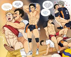 Rule34 - If it exists, there is porn of it  kuroo tetsurou, sawamura  daichi, sugawara koushi, terushima yuji  5557294