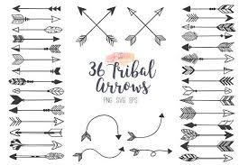 Arrow Clip Art Black And White Tribal Arrows Clipart Arrow Clipart Tribal Arrows Clip Art