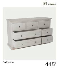Les meubles design accompagnent nos plus beaux instants de vie ! Alinea Jalousie Commode Blanche En Pin Brosse 7 Tiroirs Meubles Chambre Commodes Alinea Decoration Commod Commode Commode Blanche Mobilier De Salon