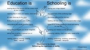 Poem About The Difference Between Education And Schooling Education Teaching Teaching Resources
