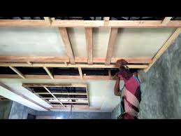 Gambar langit langit rumah yang bagus. Cara Membuat Rangka Plafon Bertingkat Keren Eps33 Youtube