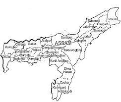 Major cities and towns of assam. District Map Of Assam Download Scientific Diagram