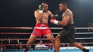 Australian heavyweight champion justis huni has no issues fighting on quick turnarounds as he prepares for the biggest few months of his young career. Justis Huni Storms To Australian Heavyweight Title On Destructive Professional Debut Boxing News Sky Sports