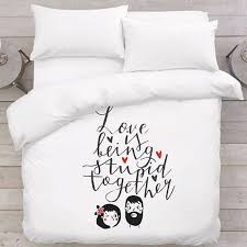 Cute Couple Gift Idea Romantic Bedding Wedding Gift For Couple Etsy Cute Couple Gifts Wedding Gifts For Couples Romantic Bed