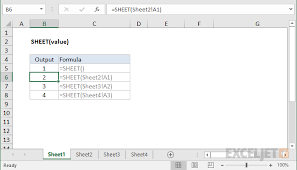 Tab in excel makes you move to the next cell to your right. How To Use The Excel Sheet Function Exceljet
