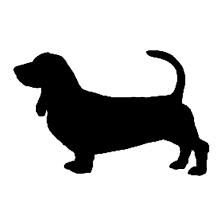 Basset Hound Clipart Black And White Basset Hound Dog Wall Art Metal Silhouette Profile Brown With Rust Accents 28 Long Dog Wall Art Basset Hound Dog Dog Silhouette