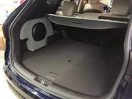 Looking For Bass Without Losing Space The Team At Our North Dixie Store Stereo In Dash Recently Installed A Jl Audio Car Audio Installation Hyundai Santa Fe