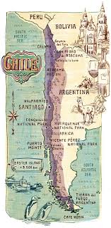 The image below shows the most common paths for regular flights within argentina and chile and the location of all major destination in these two countries. Jacqui Oakley National Geographic Chile Map Illustrated Map Chile Travel Chile