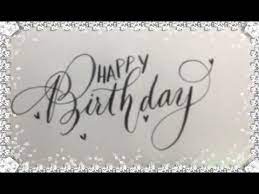 Check spelling or type a new query. How To Write Happy Birthday In A Simple Calligraphy Style For Beginners Youtube Happy Birthday Caligraphy Fancy Writing Fancy Letters