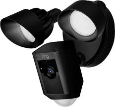 Ring Floodlight Cam Black 8sf1p7 Ben0 88fl001ch000 Best Buy