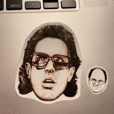 Jerry Seinfeld Vinyl Laptop Sticker Phone Decal