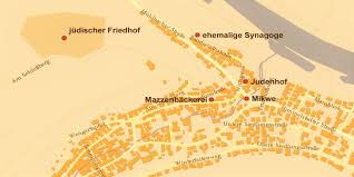 Ehemalige jüdische Gemeinde Laudenbach: Friedhof, Mazzenbäckerei, Mikwe,  „Judenwege“ und „Judenhof“