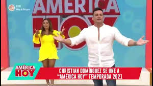 Noticias de última hora de américa latina, méxico, estados unidos y la actualidad internacional: Christian Dominguez Es El Nuevo Conductor De America Hoy Entretenimiento Nnav Amtv Videos El Comercio Peru