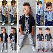 Sanmio baby jungen bekleidung set, taufe junge 3tlg with fliege + weste + hut gentleman langarm anzug outfit für festlich geburtstag hochzeit. Kinder Jungen Oberhemd Mantel Hosen Set Gentleman Hochzeit Party Outfit Kleidung Eur 5 99 Picclick De