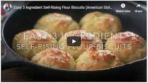 Easy 3 Ingredient Self Rising Flour Biscuits Baker Bettie Recipe Flour Biscuits Self Rising Flour Homemade Biscuits