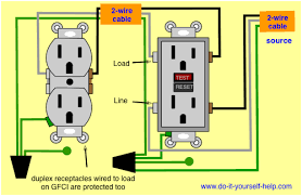 Symbols that represent the parts in the circuit, and. Wiring Diagrams For Electrical Receptacle Outlets Do It Yourself Help Com