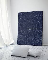 canvas wall art constellation map vintage star map star