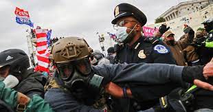 What's black and white and re(a)d all. Failed Response To Capitol Riot Shows Deep Divide Over Police Use Of Force