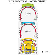 Lincoln Center Rose Theater 2019 Seating Chart