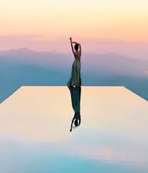 Bali Trip Explore Bali Beyond On Instagram Sunset Vibes On The Edge Of Stunning Infinity Pool Bali Travel Pool Photography Bali Travel Guide