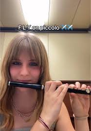 Replying to @jane claire :) notes are the same!! i think picc sounds smmm  better #fly #piccolo #flute #music #band #orchestra #fyp