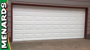 garage door how to install menards
