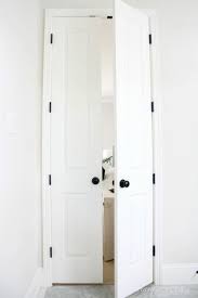 Black Door Hinges Installed Crazy Wonderful Black Door Hinges Diy Interior Doors Double Doors Interior