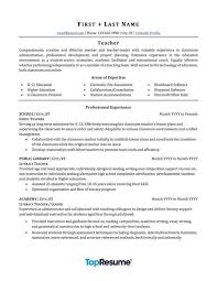 Out of all resume styles, the best format for new teachers is the chronological layout. The Best Teaching Cv Examples And Templates
