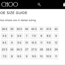Official Jimmy Choo Size Guide Community On Carousell