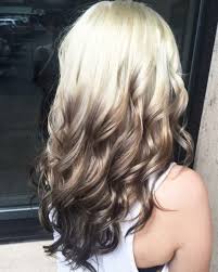 Ombre Haare Blond Ansatz Dunkle Spitzen Reverse Look Inspiration Haarfarben Ombre Haare Farben Ombre Haare
