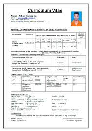 How confident are you feeling about your resume? Cv Format For Civil Engineer Freshers Picture Density