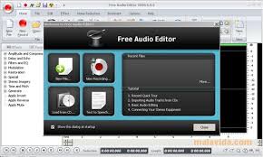 Free audio editor can digitize sound recordings of your rare music cassette tapes, vinyl lps and videos, creating standard digital sound files. Free Audio Editor 2017 9 4 0 Descargar Para Pc Gratis