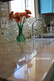 Here are some tips for how to install tiles onto a laminate countertop. Marble Countertop Hack How To Tile Over Laminate Countertops Toolbox Divas
