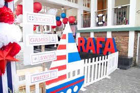 See more ideas about nautical party, nautical themed party, party. Kara S Party Ideas Red White Blue Nautical Birthday Party Kara S Party Ideas