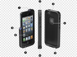 Lifeproof Fre كفر ايفون 5 5s ضد الماء ايفون 4 اس ابل إلكترونيات أداة Png