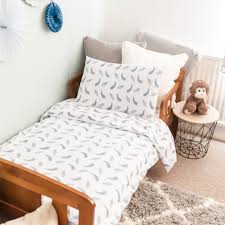 Puppy bedding girls room bedding set dog toddler | etsy. The Gilded Bird Toddler Duvet Set Boho Feathers Blue Nursery From Babybabyonline Co Uk Uk