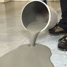 Flowtop Concrete Resurfacer Simply Pour A New Floor With This Self Leveling Concrete Resurfacer Stained Concrete Concrete Resurfacing Concrete Floors