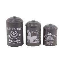 A kitchen isn't just a storage space for food items; Ophelia Co Vicknair Round Tin 3 Piece Kitchen Canister Set Wayfair