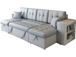 Fabriqués avec de vraies plumes et des composants haut de gamme par une entreprise familiale crée en 1956, ces canapés sont un exemple parfait d'un canapé de luxe scandinave. Canape D Angle Panoramique Convertible Adele Luxe 6 Places Gris Blanc 97575