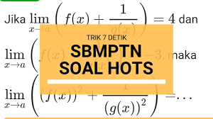 We did not find results for: Contoh Soal Sbmptn 2019 Utbk Limit 17 Soal Hots Trik 7 Detik Icpns