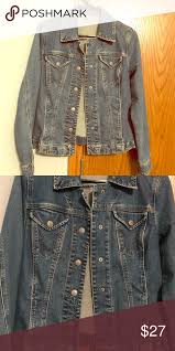 Jean Jacket Dress Barn Jean Jacket Size Medium 8 10 Dress Barn Jackets Coats Jean Jackets Dress Barn Jeans Jean Jacket Jackets
