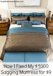 How I Fixed My 1000 Sagging Mattress For 9 Frugal Living Mom Sagging Mattress Mattress Home