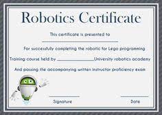 Free certificate templates from deped tambayan that you can use to make formal awards, awards for kids, awards for a tournament, school, recognition, and many more. 11 Robotics Certificate Template Ideas Certificate Templates Certificate Templates