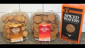 Cookies Benton S Aldi Brown Sugar Bourbon Chai Spice And Sweetzel S Spiced Wafers Review Youtube