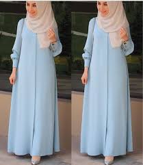 Blue Ferace Abayas Fashion Hijab Designs Hijab Fashion