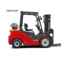LPG Forklift Forkfocus with Nissan K25 Engine and Triplex Container Mast  1.5t
