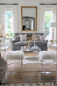Mixed Metals Pops Of Gold And Silver In Every Room Gold Living Room Living Room Grey Room Inspiration